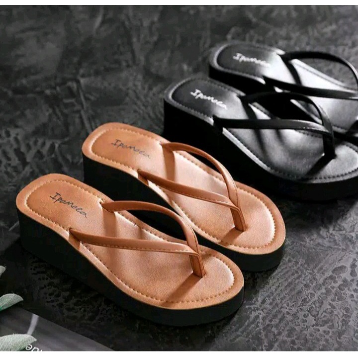 Sandal Wedges Wanita Ipomoea Terbaru/Sandal Wedges Kekinian