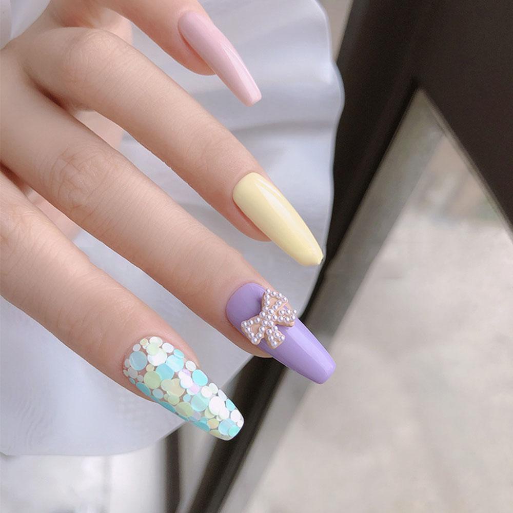 Mxbeauty Ikatan Simpul Perhiasan Kuku Fashion Temperamen Indah DIY Nail Art Desgin