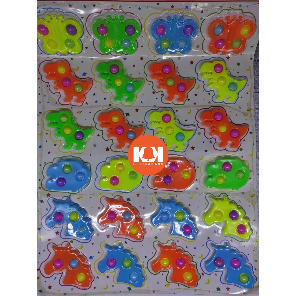 MAINAN POP IT SIMPLE DIMPLE MINI MOTIF KARAKTER GANTUNGAN / POP IT GANTUNGAN / POP IT MINI / POP IT KARAKTER / POP IT SIMPL DIMPL FIDGET TOYS