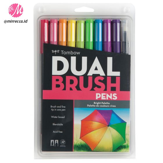 

TOMBOW ABT 10 COLORS SET BRIGHT PALETTE SERIES / DUAL BRUSH PEN ART COLLECTION