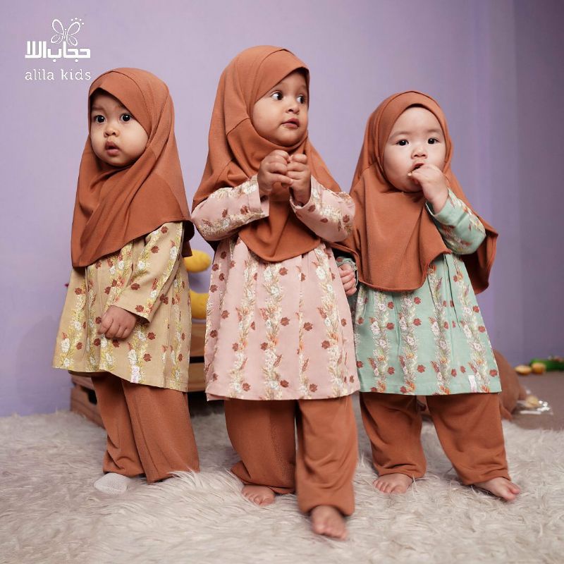 Flower Chic Baby / Gamis Tunik Bayi Alila Kids / Alila Kids / Hijab Alila