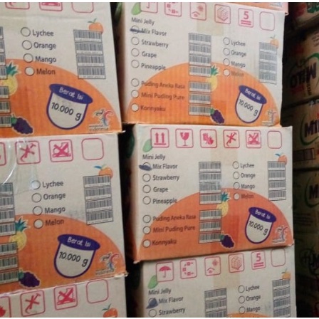 

INACO JELLY 1KG MIX FLAVOUR 64 PCS, JELI INACO 1 KG KILOAN