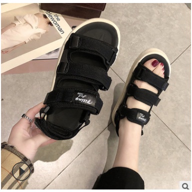 SW79 Sandal Tali Wanita Korean Fashion Sendal Wedges Sandal New Fashion Style Sandal Sol Tebal COD