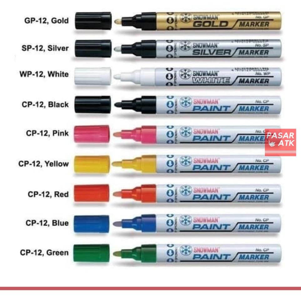 

[KODE PRODUK 88AJB8747] Spidol SNOWMAN paint marker (pcs)