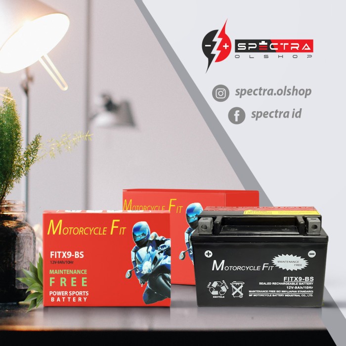 Aki Motor NTV650 RVF750 VFR750 Accu Murah MF YTX9 GS Yuasa Motobatt Toyo Daytona Federal