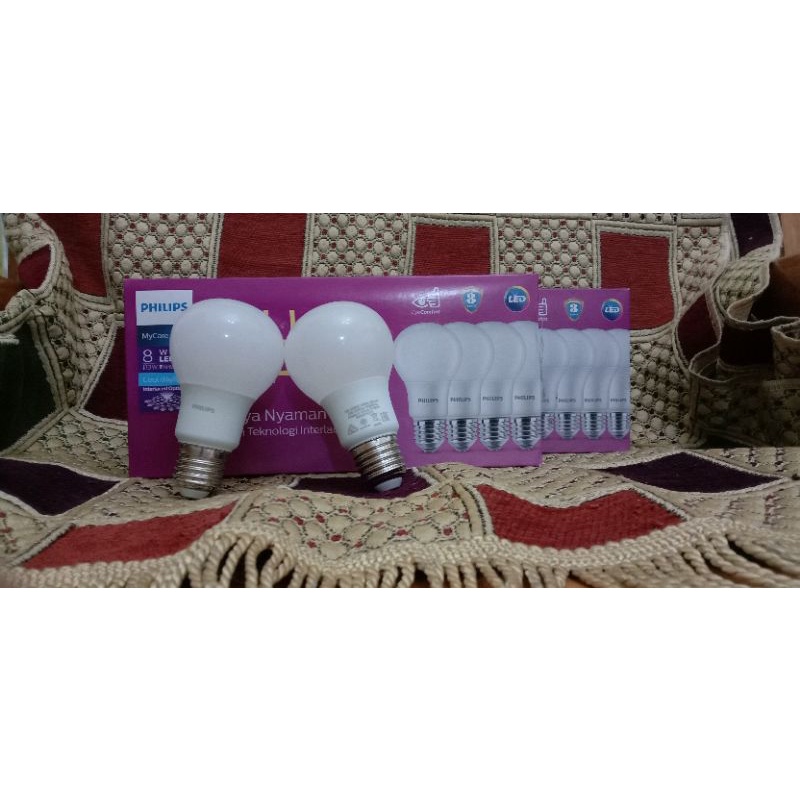 Lampu led philips 8 watt