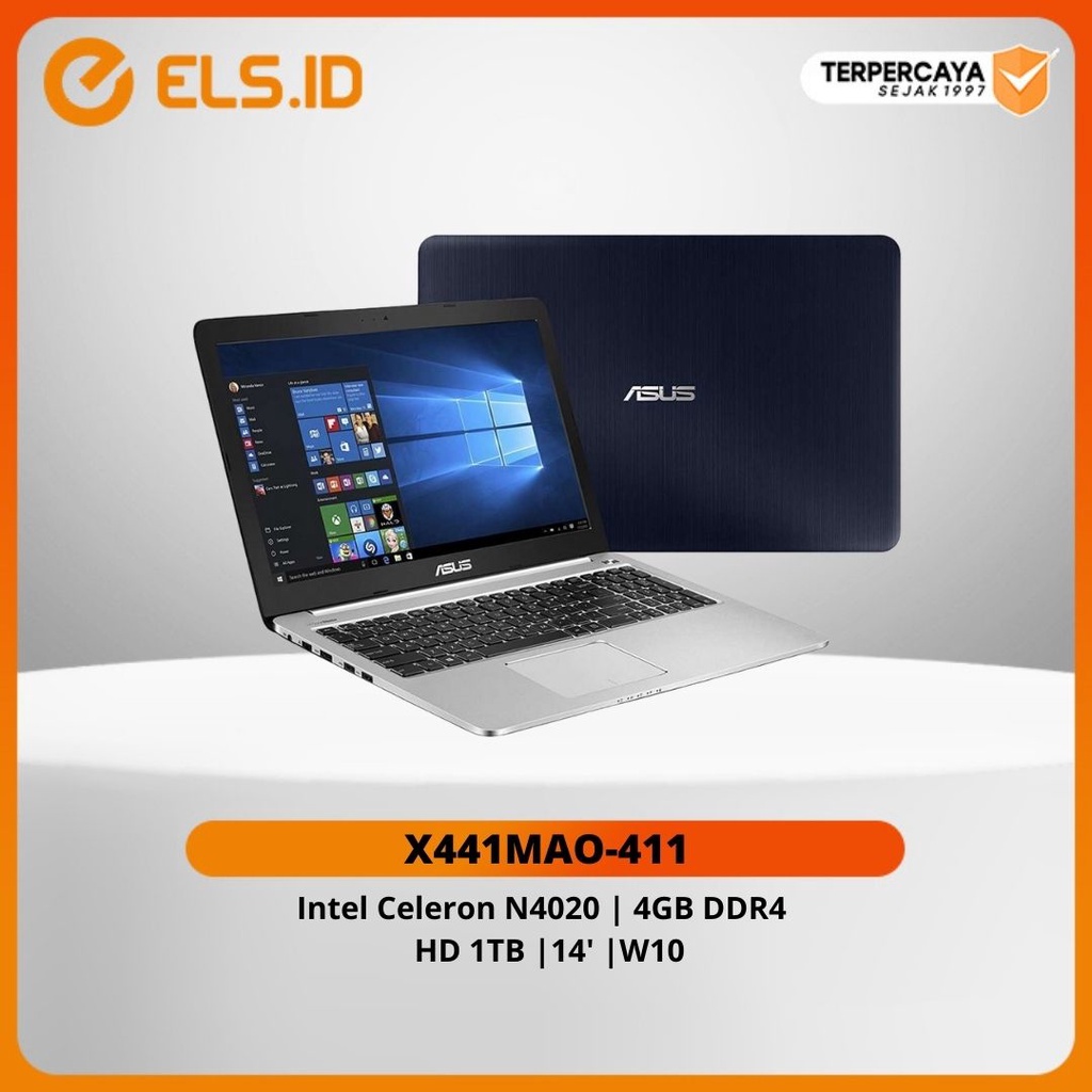 Laptop Asus X441MAO-411 Intel N4020 4GB 1TB W10