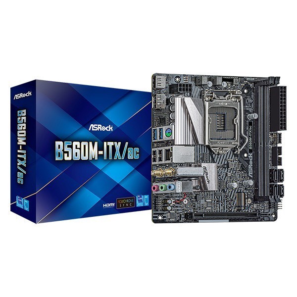ASROCK B560M-ITX/AC (Socket Intel LGA 1200, Gen11, Gen 10)