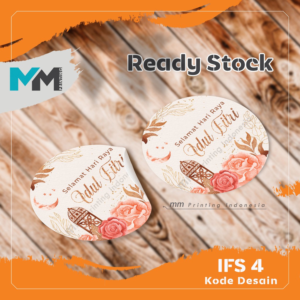 [20pcs]Stiker Idul Fitri/Stiker Lebaran/Stiker ucapan selamat hari raya-IFS 4 (Isi 20pc)