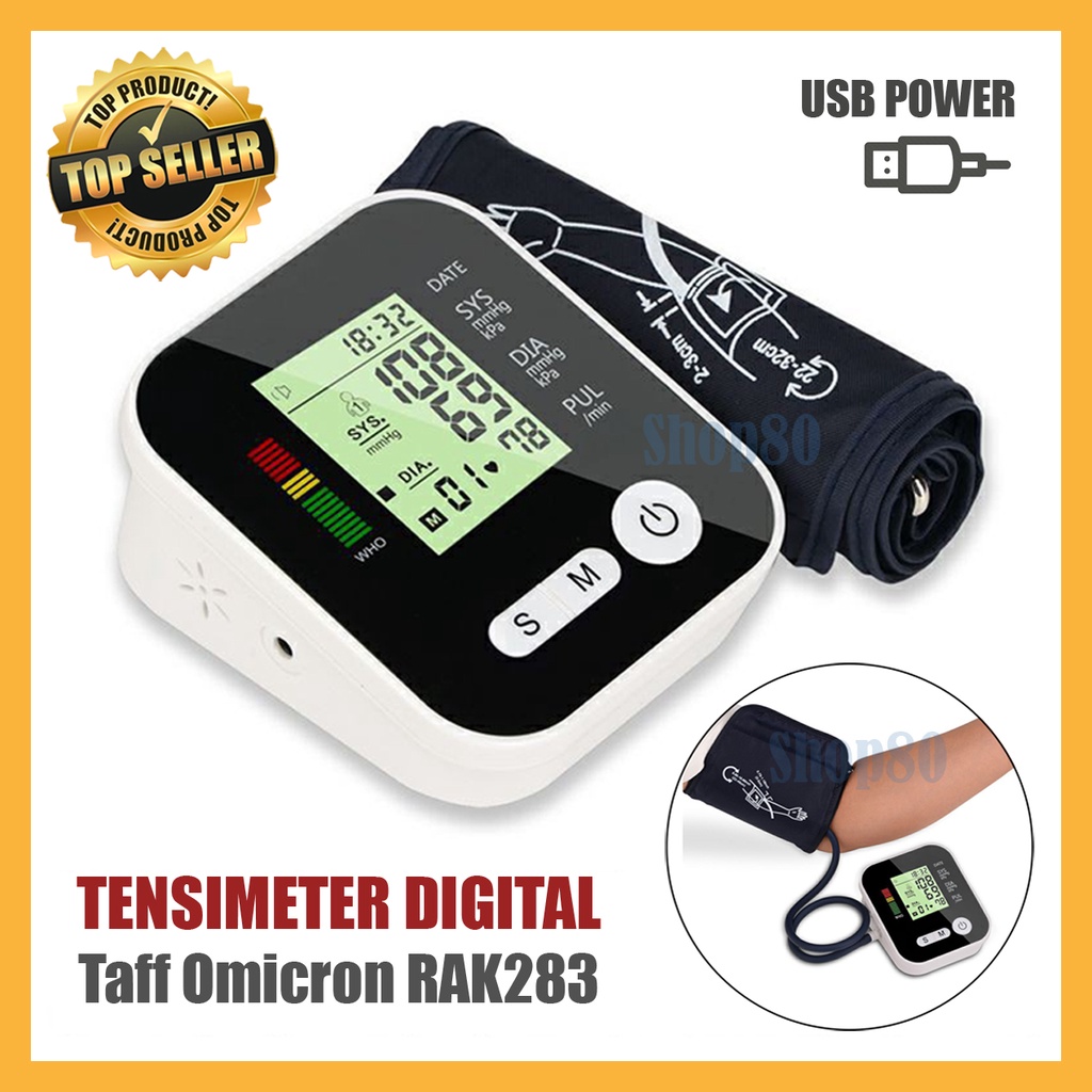 Original Tensimeter Digital Omicron B869 / RAK283 Alat Ukur Tensi Meter Pengukur Tekanan Darah