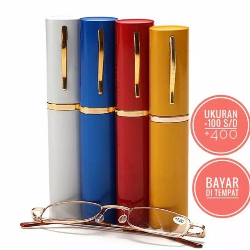 Terbaru kacaMata plus +1.00/+4.00 model pulpen pria/wanita
