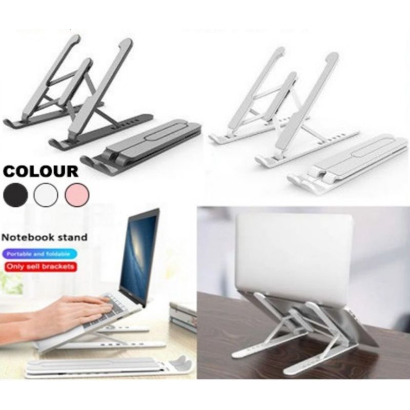 holder laptop stand laptop dudukan notebook folding anti slip