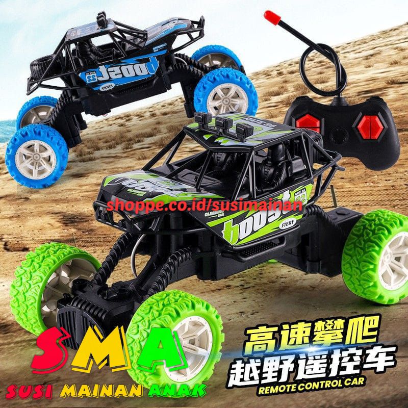 Mainan Mobil Jeep Remote Control Mini Off Road Car Boost Monster Charge RC R/C