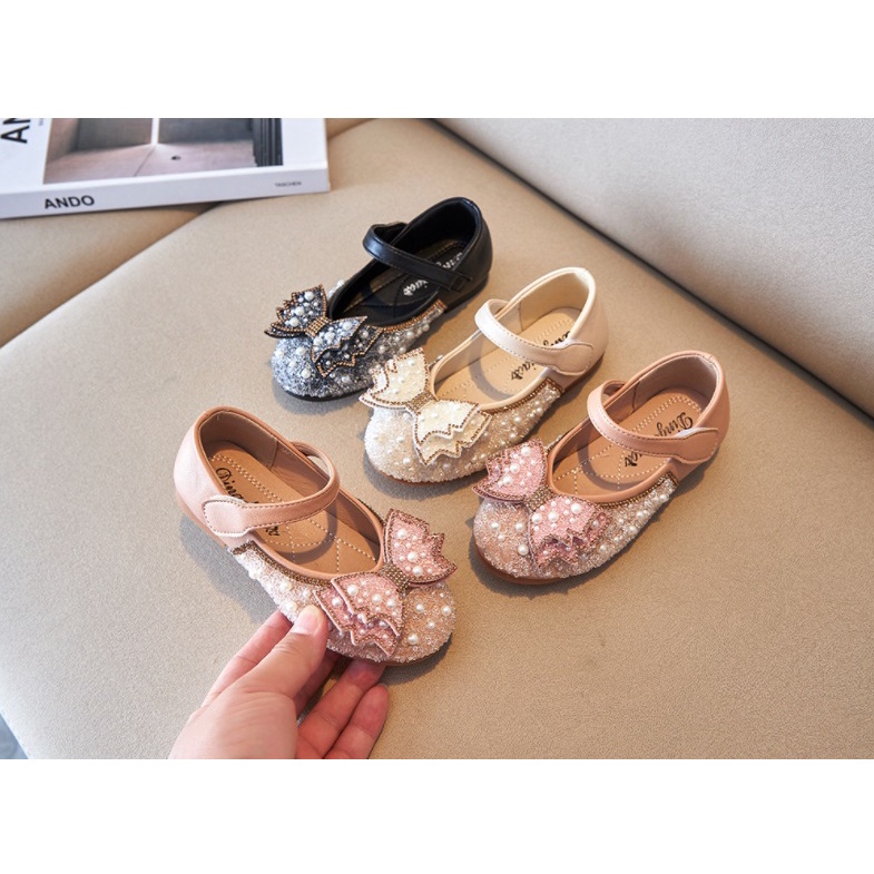 SEPATU ANAK IMPORT/SEPATU PESTA BAHAN BERKUALITAS JN-939 sepatu imut IMPORT