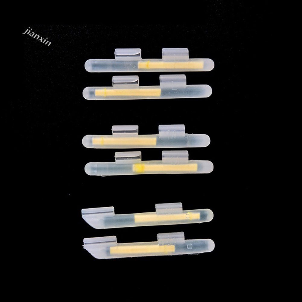 [Jianxin] 2pcs Stik Fluorescent Menyala Dalam Gelap Untuk Memancing