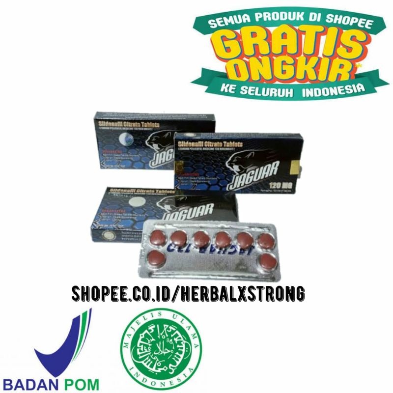 NEW JAGUAR OBAT PRIA KUAT STAMINA SAAT DIRANJANG ORIGINAL BPOM