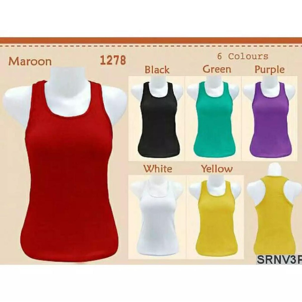 TANKTOP BASIC TALI LEBAR / TANGTOP DEWASA