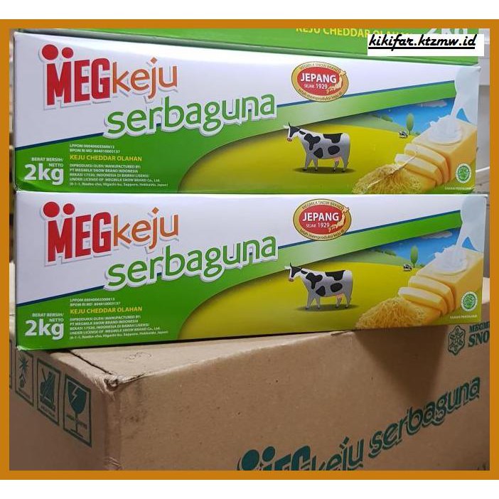 

Ujekujek- Keju Meg Cheddar Serbaguna 2 Kg Cheese -Original.