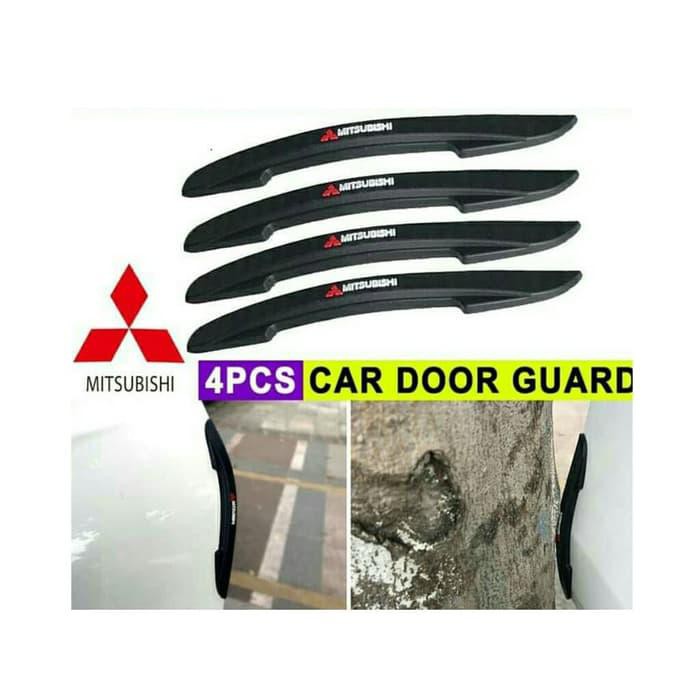 Door Guard Pelindung Pintu Mobil Logo Mitsubishi