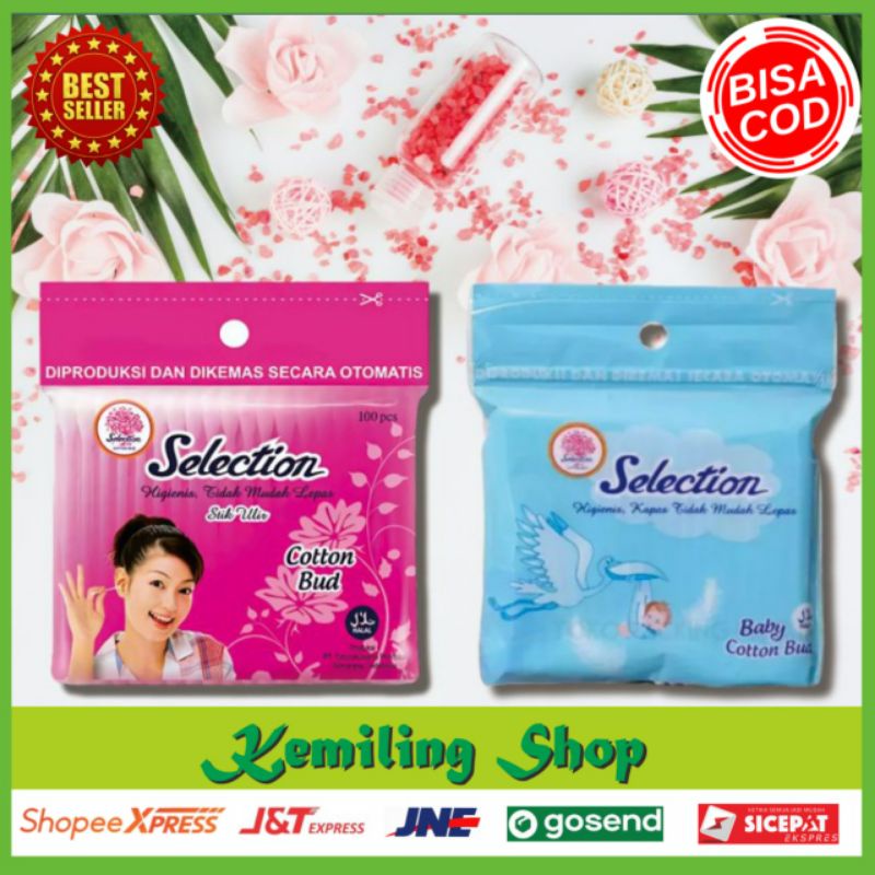 Korek Kuping Cotton Bud Pembersih Telinga SELECTION