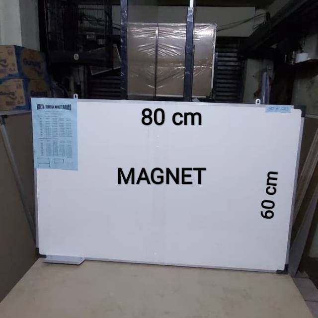 

Whiteboard 80 x 60 cm Papan tulis 80x60 cm