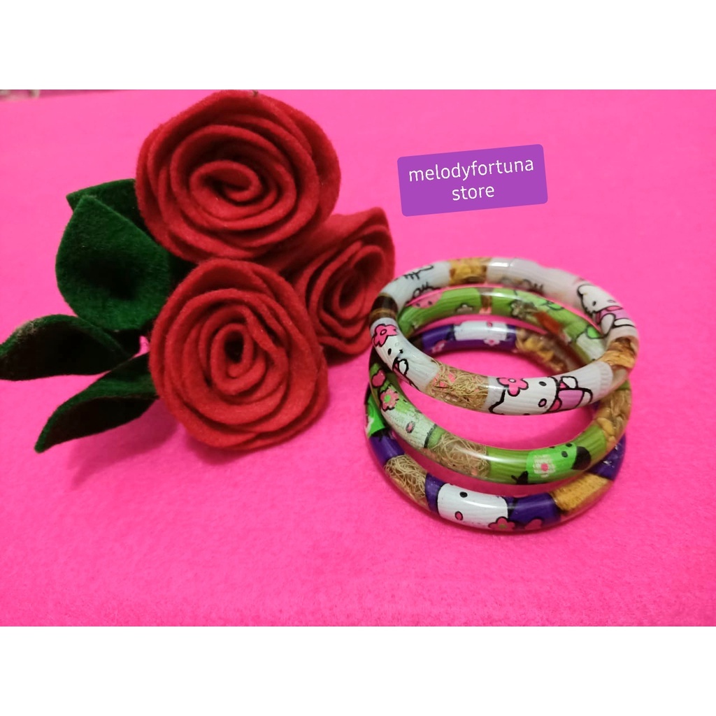 Gelang sawan/gelang sambetan/gelang kariango unik TERLARIS-request hello kitty