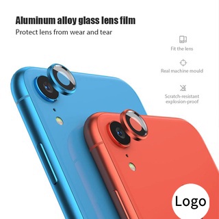 Pelindung Layar Tempered Glass + Frame Ring Metal Untuk Iphone Xr X R 6.1 &quot;