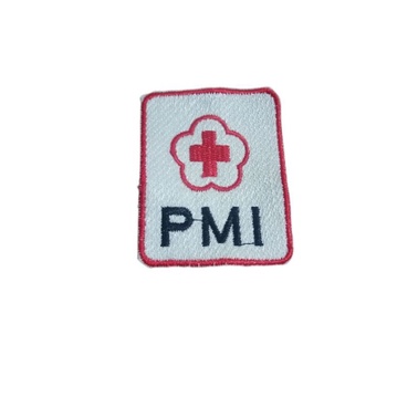 Bed Bordir PMI Bedge Logo Emblem Bordir PMI