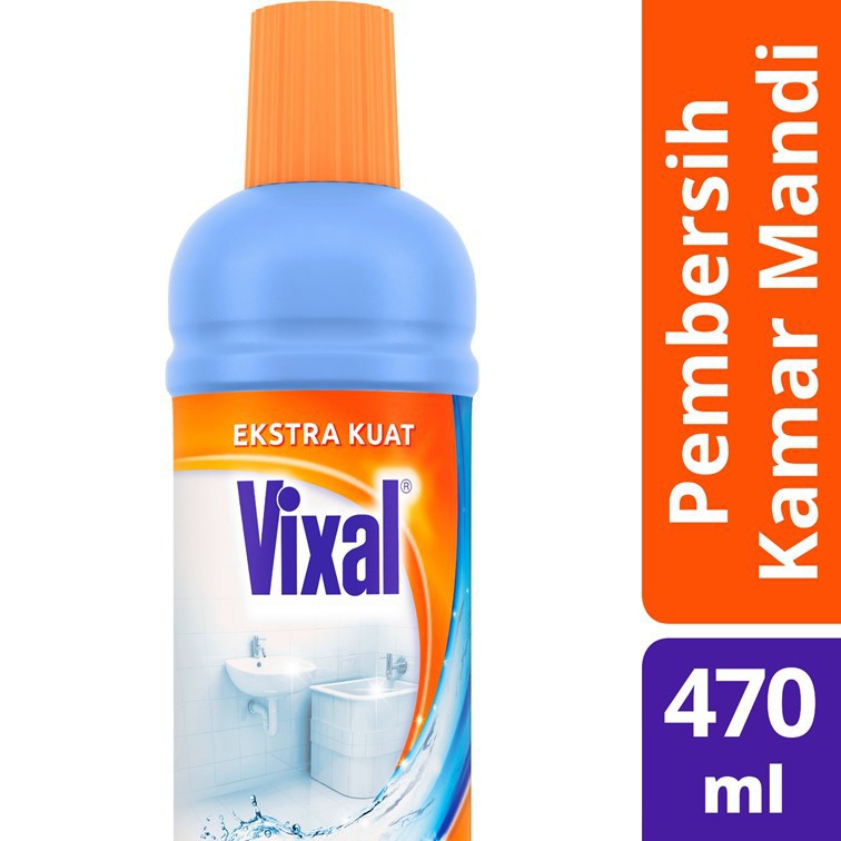 Vixal Pembersih Porselen Kamar Mandi BIRU-HIJAU 160 ml / 470 ml / 750ml
