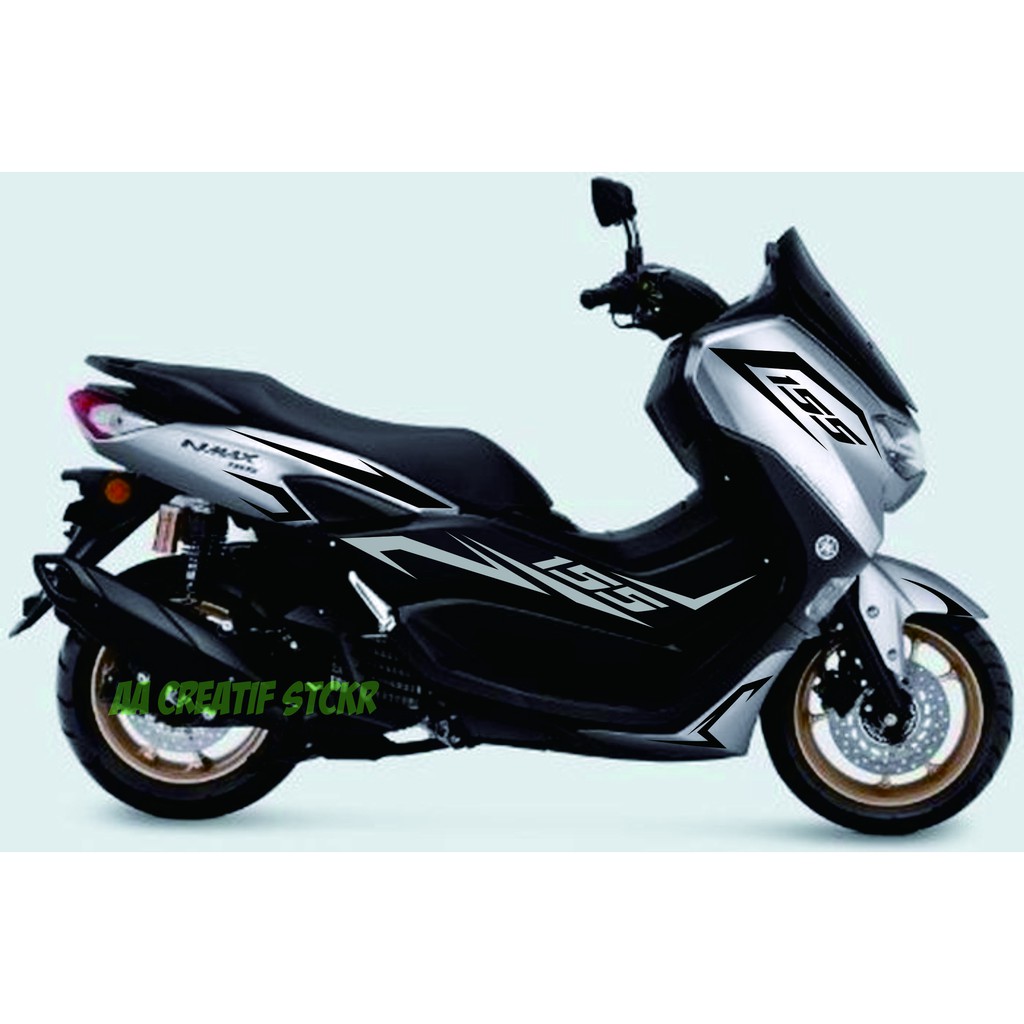 CUTTING STICKER ALL NEW NMAX 2020 2021 MOTOR SILVER
