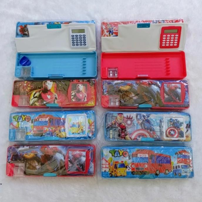 

Terlaris Tempat Pensil Pensil Case + Kalkulator Trendi