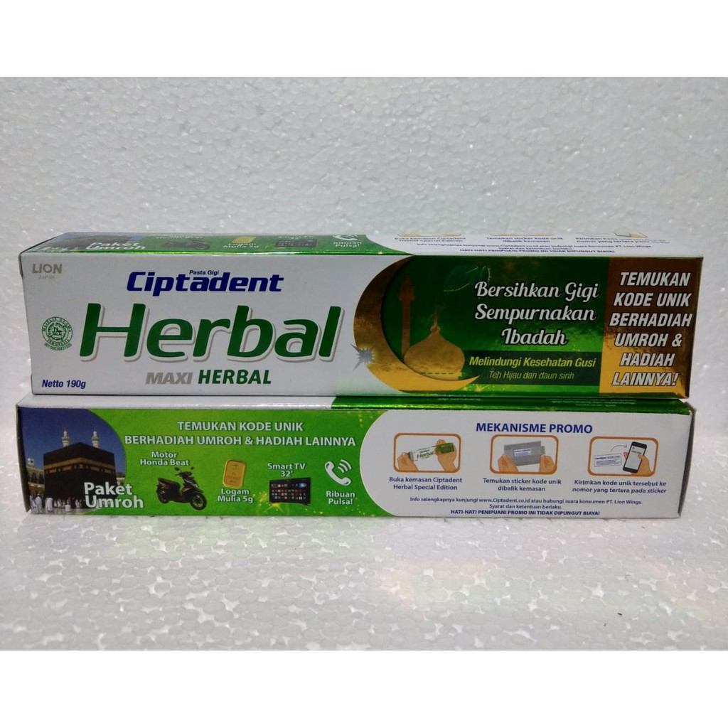 Ciptadent Herbal 190 G Shopee Indonesia