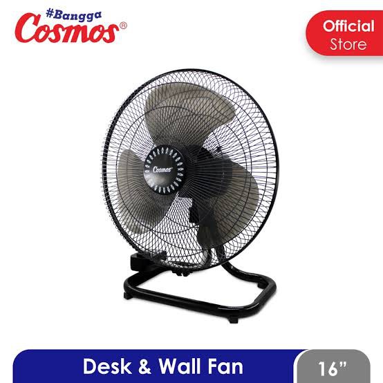 Cosmos 16 PDA TWINO . Wall Fan Dan Desk Fan 16 Inch . Baru&amp;Bergaransi