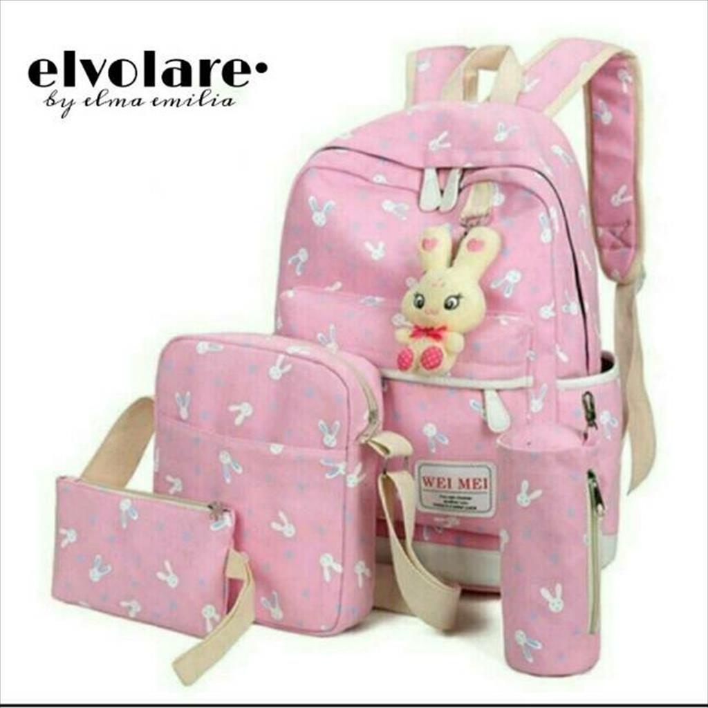 LS 318 - Ransel Anak 4 in 1 Claretta