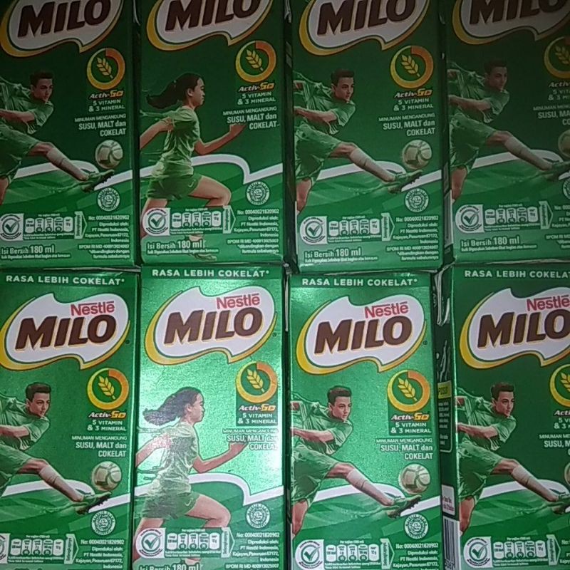 

milo susu cair UHT 180ml kotak