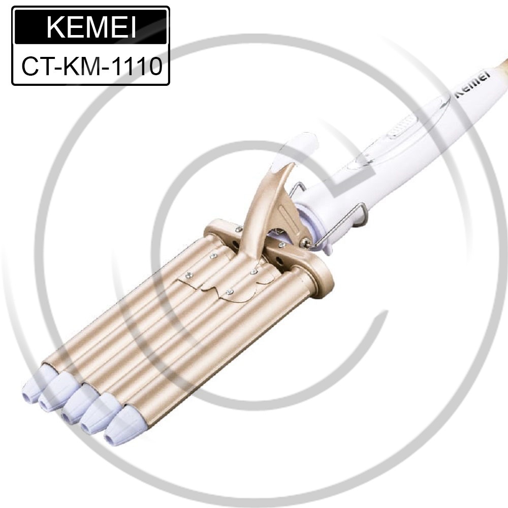 KEMEI / KM-1110 / Kemei 5 Barrel Hair Curler Curling Iron Hair Waver Large Wave Perm Splint Curler / Catokan Pengeriting Rambut - CO