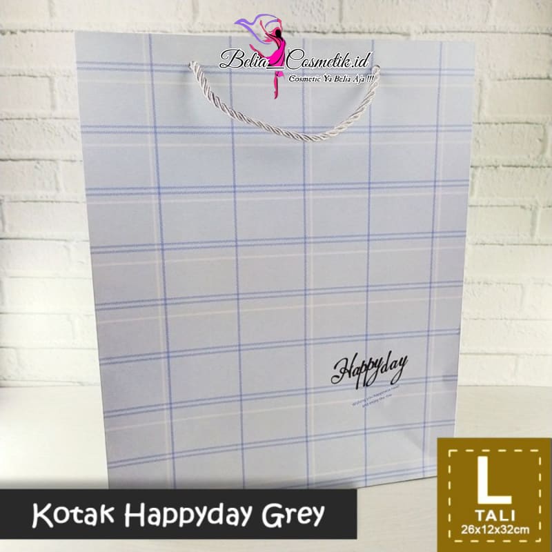 

Paper Bag Tali Motif / Tas Kado Ultah - L TALI KOTAK HAPPYDAY