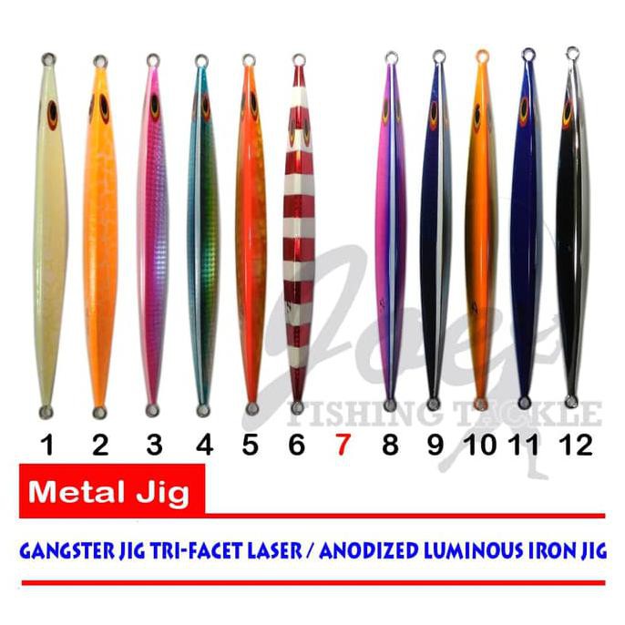 JIGGING MASTER 100 GRAM METAL JIG - GANGSTER JIG UMPAN MANCING PANCING DISKON