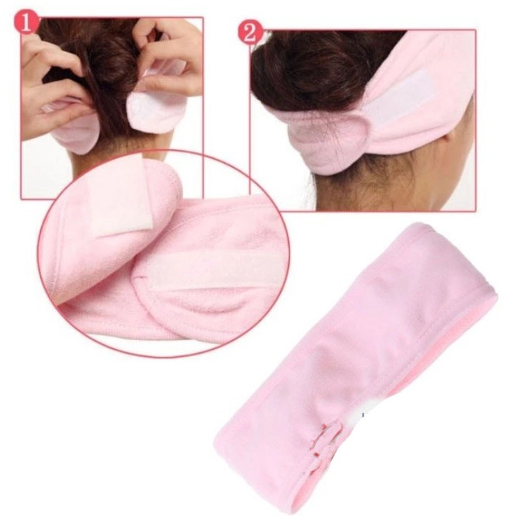 (NCS) Facial Headband Bando Bandana Mandi Maskeran Masker 6 x 28 CM