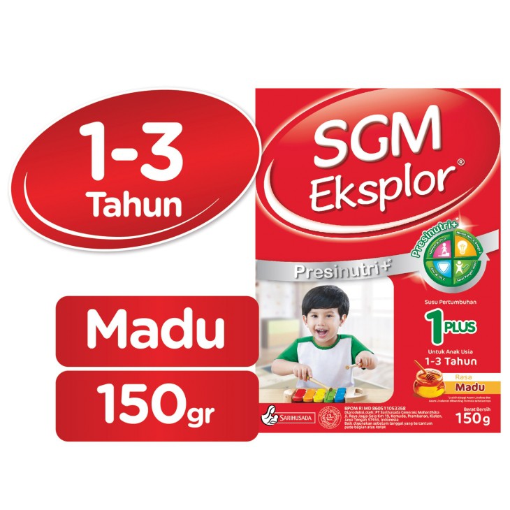 

Sgm 1+150g Madu.untuk usia 1-3 Tahun