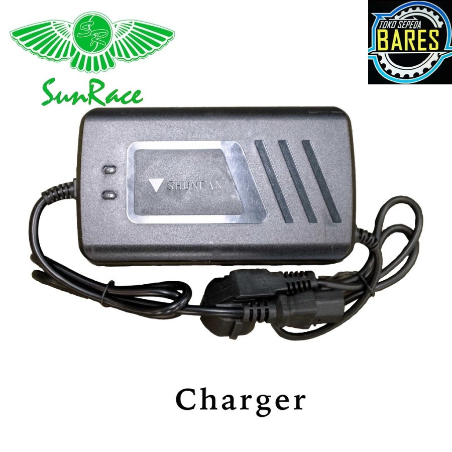 Charger Aki Sepeda Listrik SunRace Richey / Charger Baterai Selis