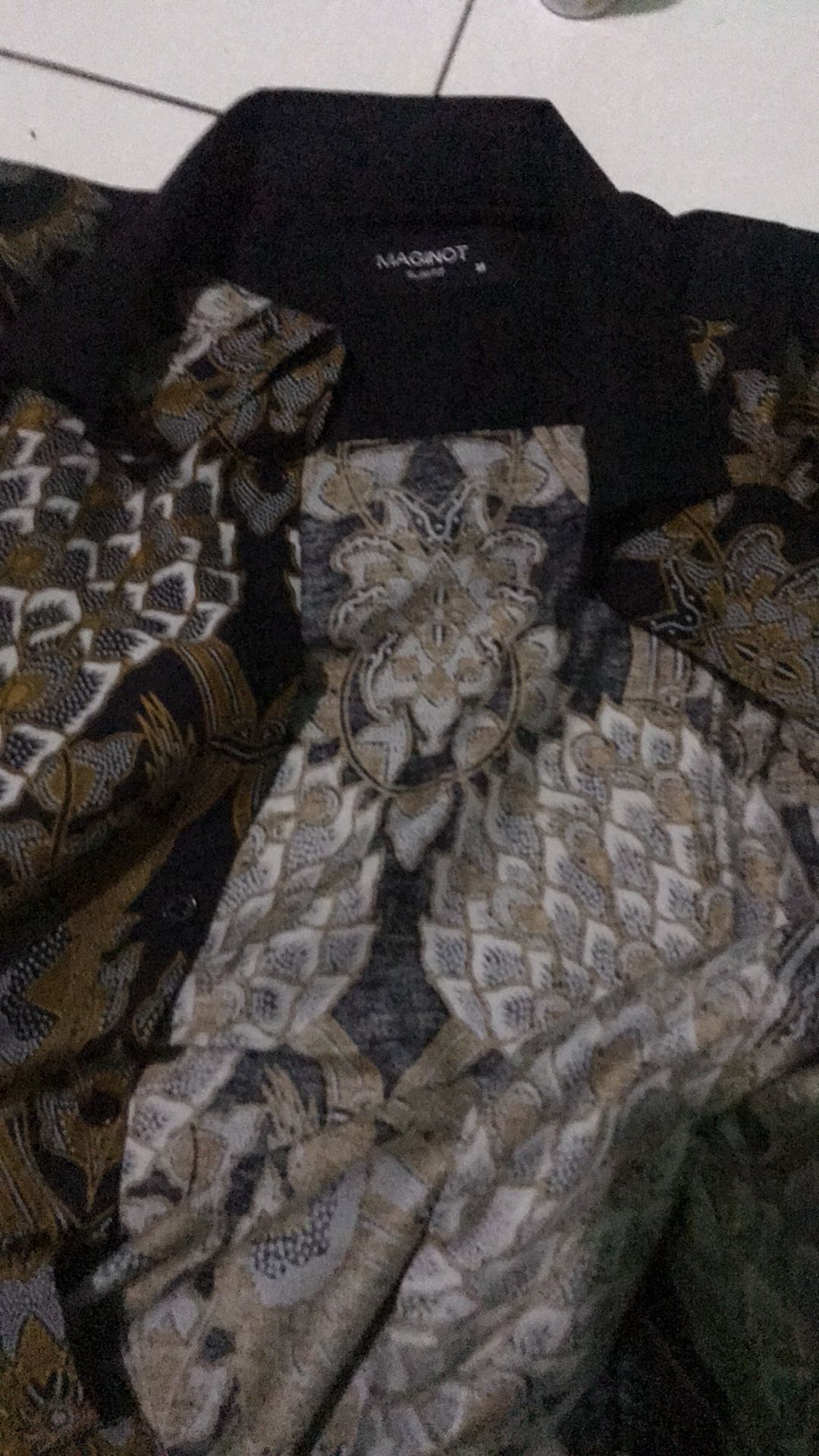 Maginot Kemeja Batik 2.0 Naraya-ls Lengan Panjang Pria + Free Masker