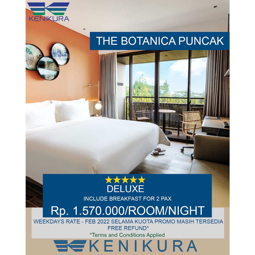 Promo Voucher Hotel THE BOTANICA Puncak