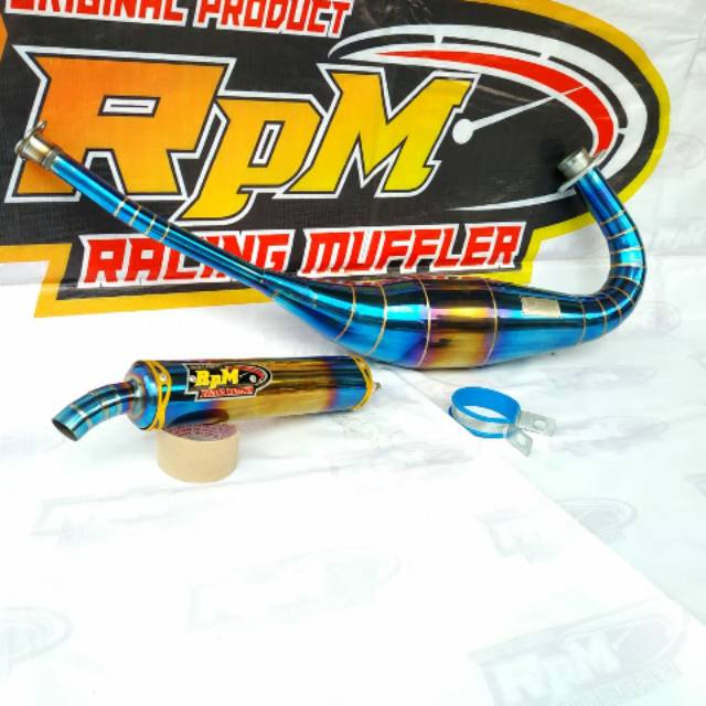 Knalpot Racing Ninja R RR SS Bluemoon Original RpM