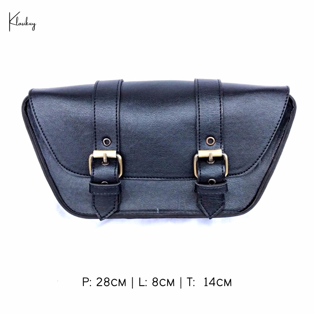 KLASIKUY - Model 05 : Tas Motor Side Bag Samping Motor Klasik Custom Japstyle