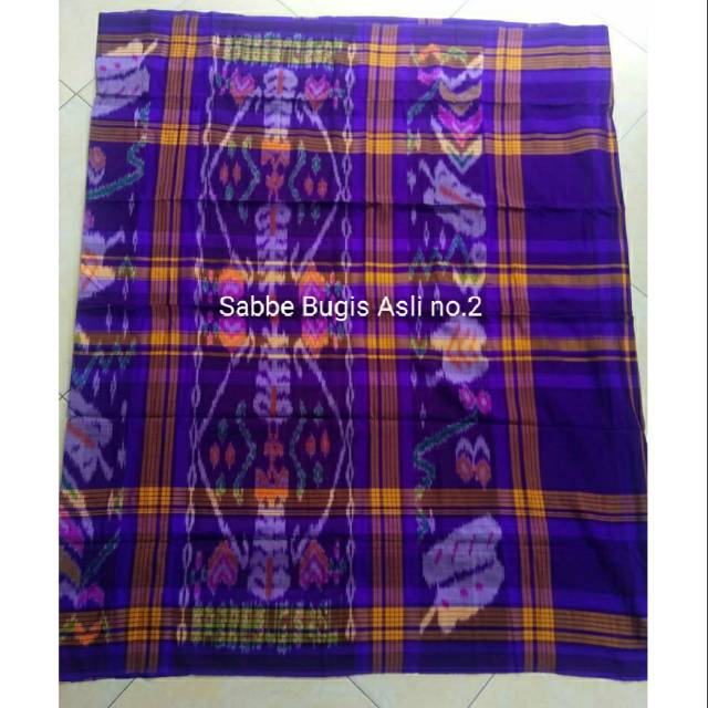 Sarung Sabbe Bugis Sutra Asli No 2 Shopee Indonesia