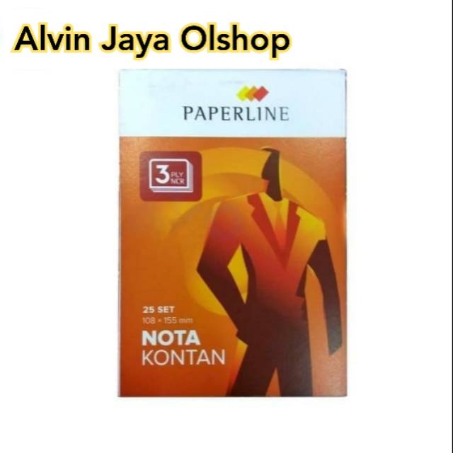 

1 Pak Buku Bon Nota Kontan 3 ply / Rangkap 3 Kecil Paperline PPL (10 buah)