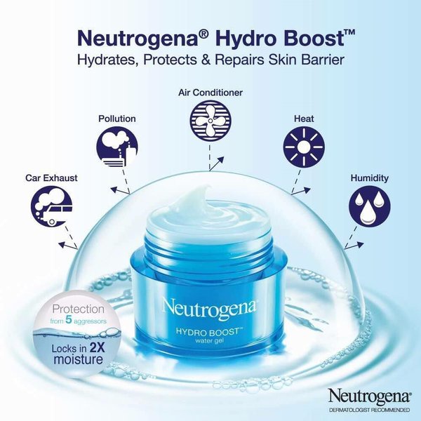 (CREAM Mousturizer) NEUTROGENA Hydro Boost 50gr Water Gel / 3D Sleeping Mask BPOM - Pelembab Untuk Perawatan Wajah - Krim Siang Day / Malam Night - Masker Tidur Cocok Untuk Kulit Kering - Netrogena Netrogen