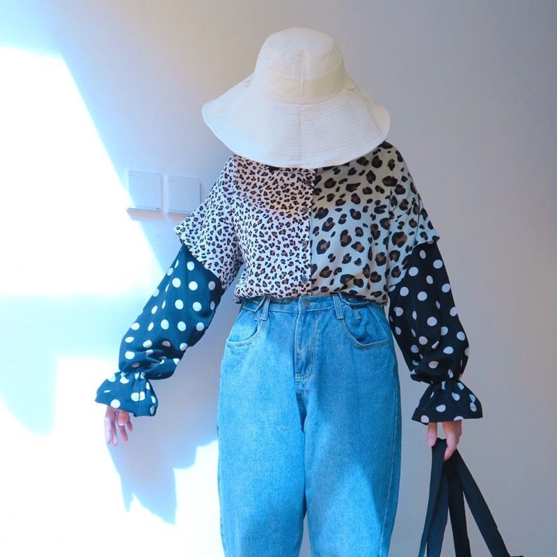 Leopard Polka Shirt