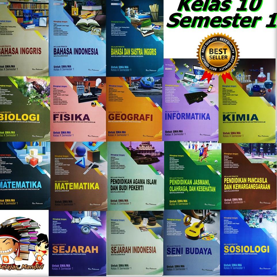 𝕺 LKS SMA/MA Kelas 10 | X Semester 1 Viva Pakarindo B. & sastra Inggris/Bahasa Indonesia/Bahasa Ingg